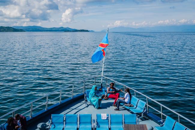 Lake Kivu. Democratic Republic of Congo