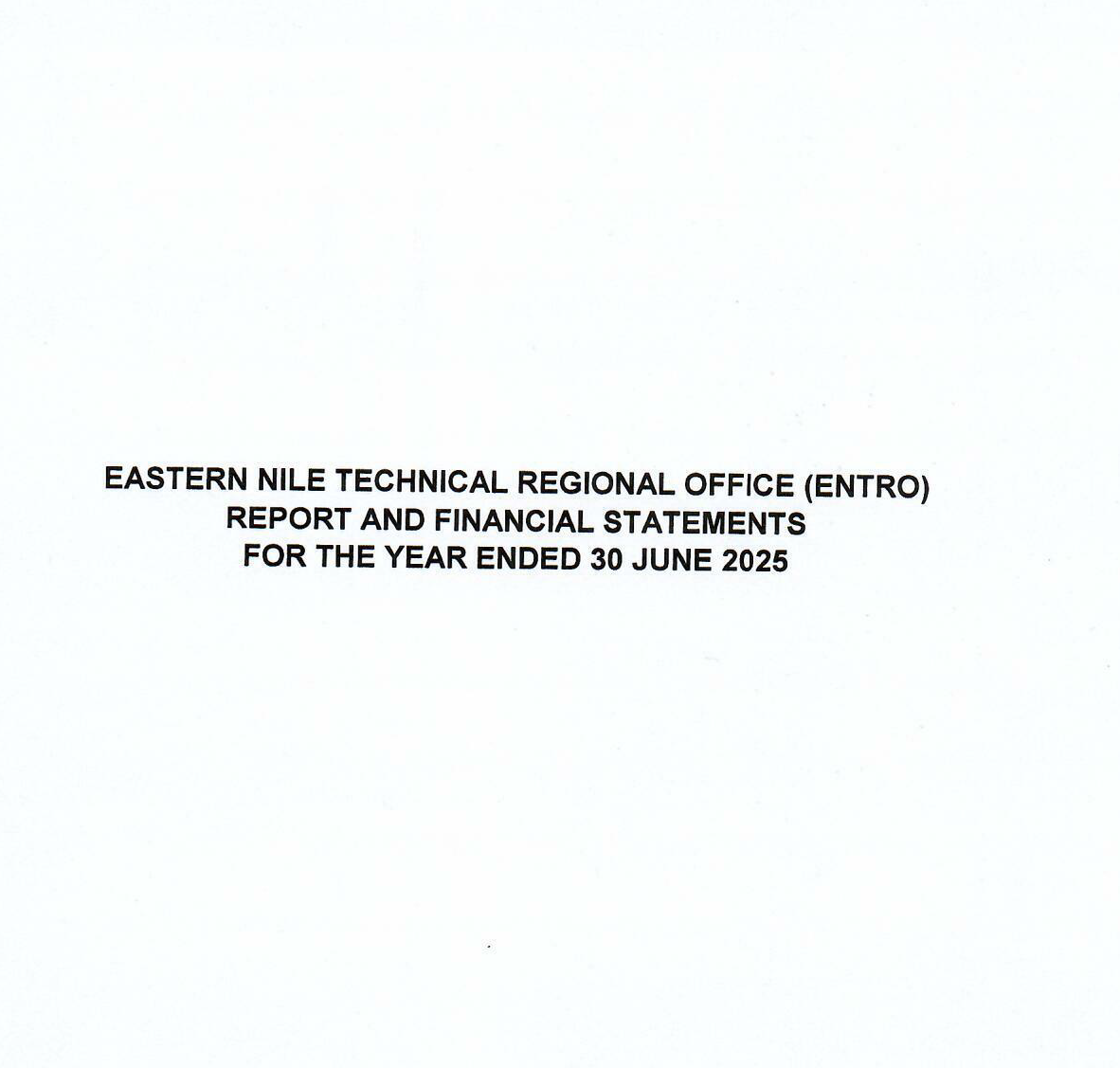 ENTRO External Audit Report for the FY ended 30 June 2025
