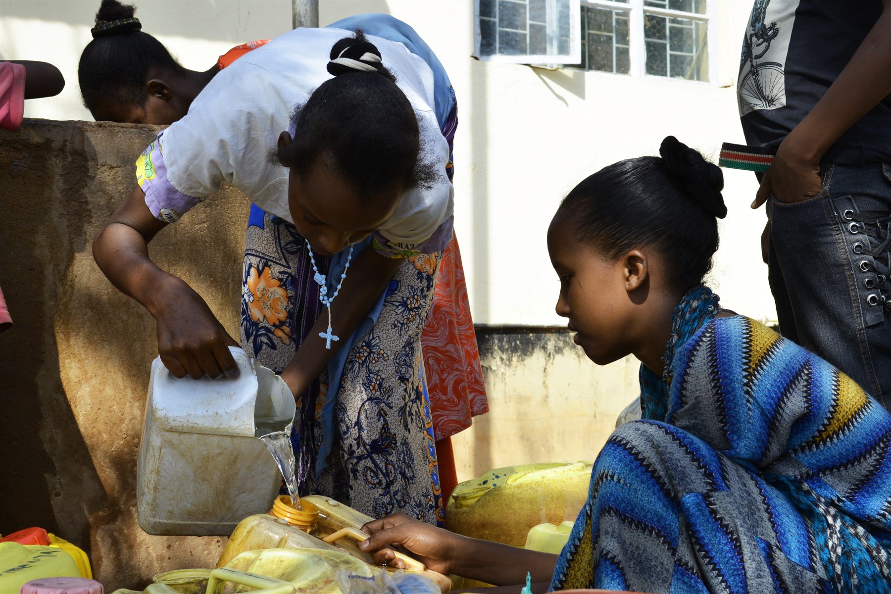 Community water collection point