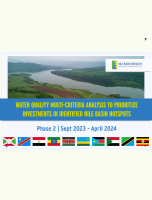 WATER QUALITY MULTI-CRITERIA ANALYSIS TO PRIORITIZE INVESTMENTS IN IDENTIFIED NILE BASIN HOTSPOTS